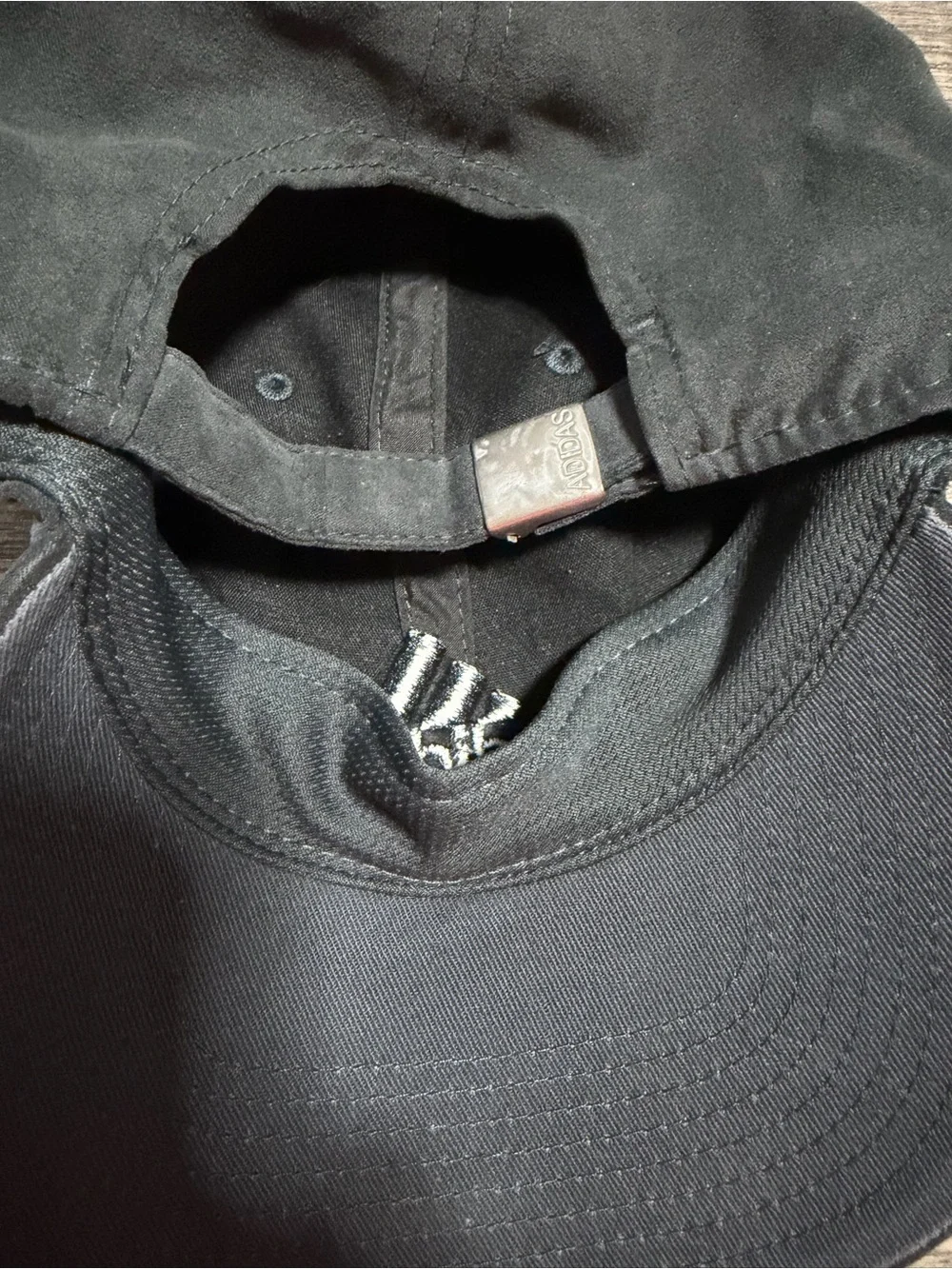 Adidas Saturday Plus Cap Dark Grey Faux Suede Climalite Hat Adjustable